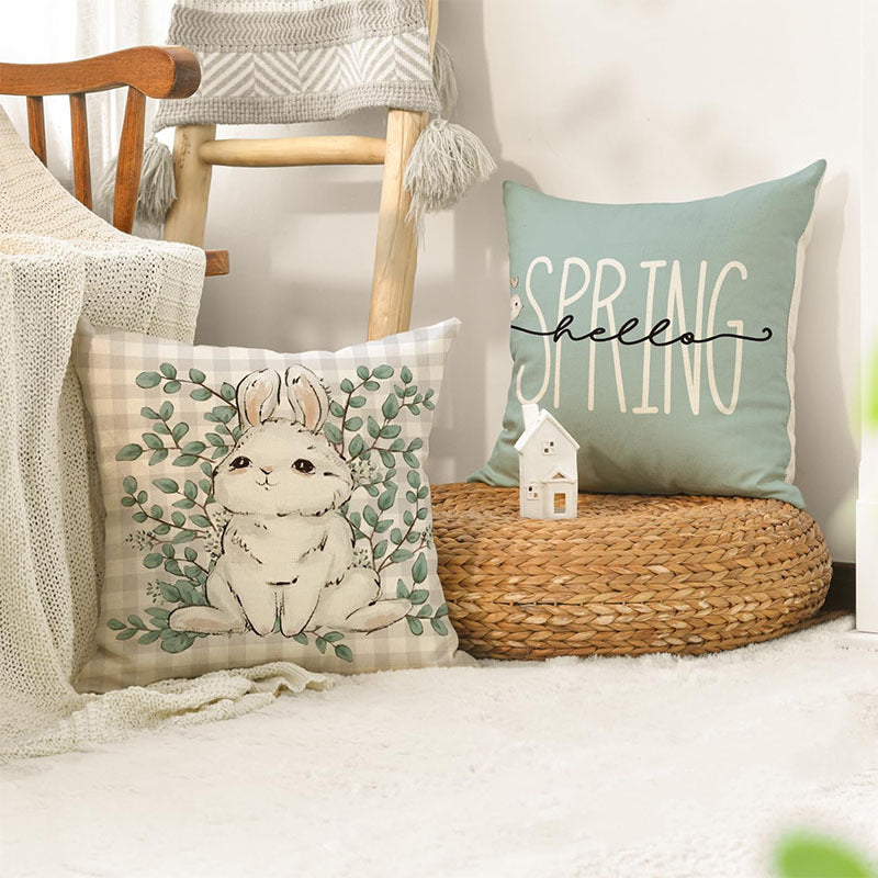 Spring Easter Pillow Cover