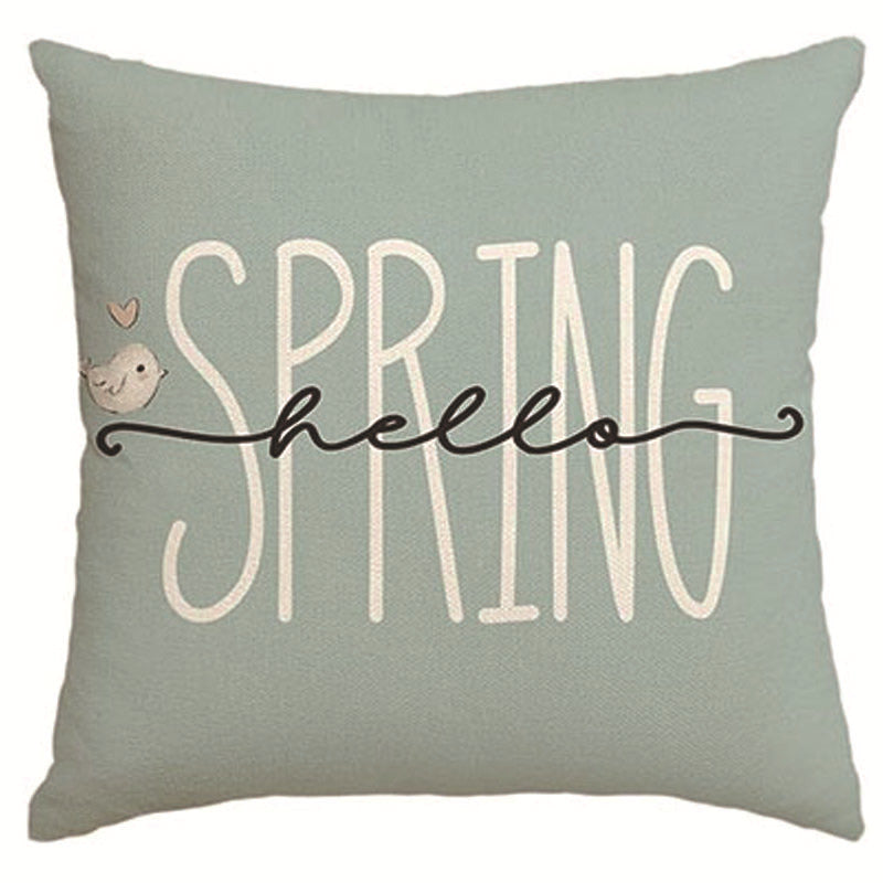 Spring Easter Pillow Cover